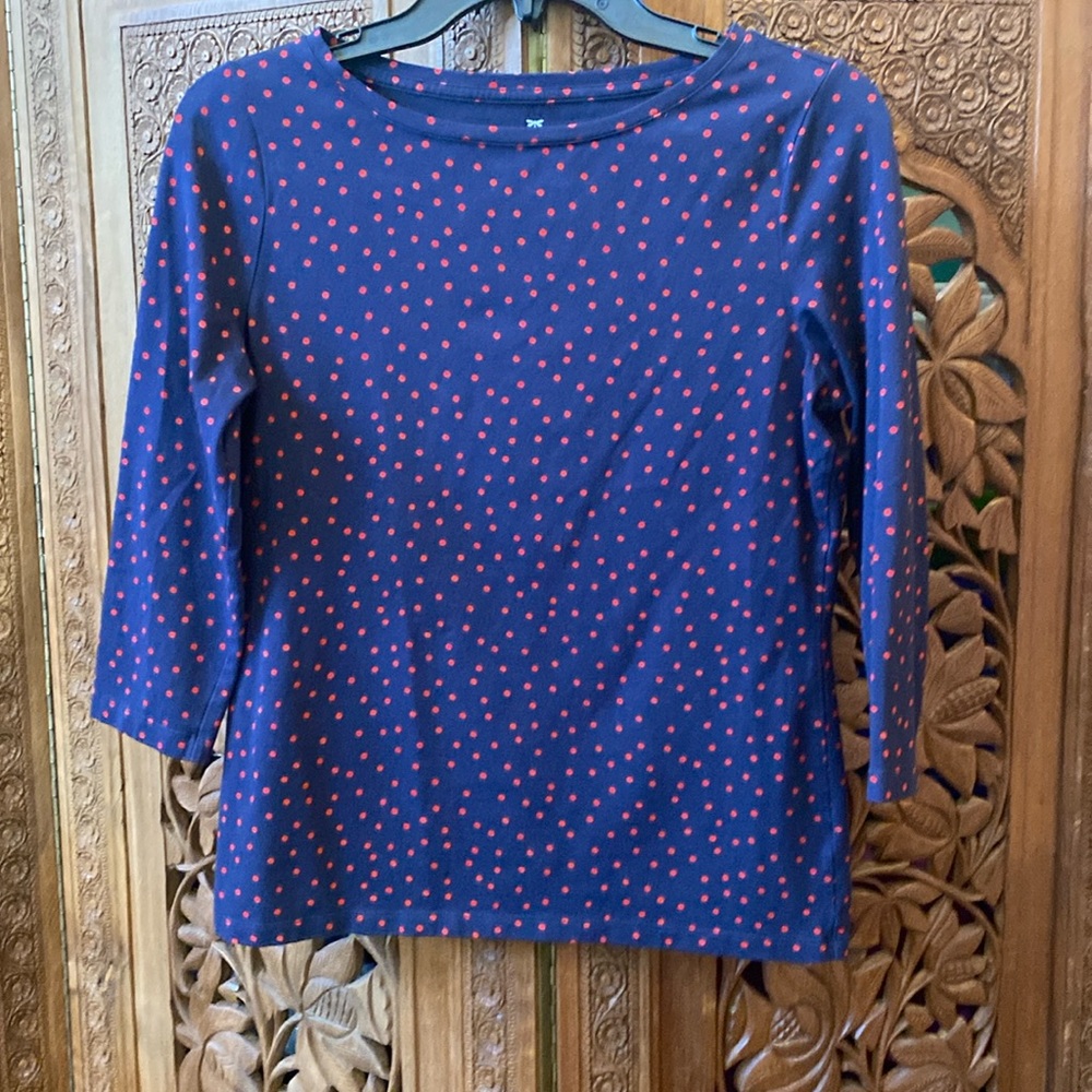 EUC Talbots 3/4-sleeve knit tshirt S petite